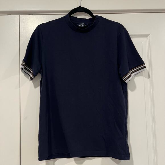 Ben Sherman The Original Men's Navy Crewneck T‎ Shirt Short Sleeve Size Small - Picture 1 of 8